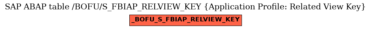 E-R Diagram for table /BOFU/S_FBIAP_RELVIEW_KEY (Application Profile: Related View Key)