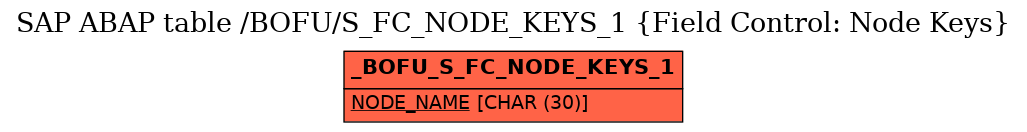 E-R Diagram for table /BOFU/S_FC_NODE_KEYS_1 (Field Control: Node Keys)