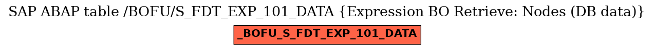 E-R Diagram for table /BOFU/S_FDT_EXP_101_DATA (Expression BO Retrieve: Nodes (DB data))