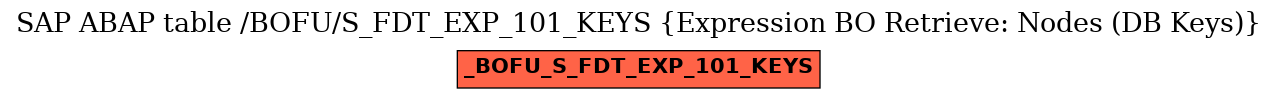 E-R Diagram for table /BOFU/S_FDT_EXP_101_KEYS (Expression BO Retrieve: Nodes (DB Keys))