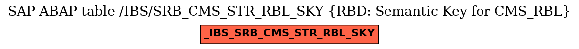 E-R Diagram for table /IBS/SRB_CMS_STR_RBL_SKY (RBD: Semantic Key for CMS_RBL)