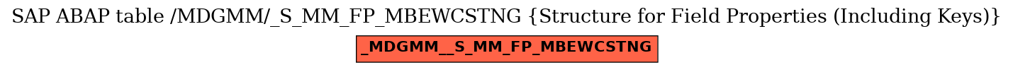 E-R Diagram for table /MDGMM/_S_MM_FP_MBEWCSTNG (Structure for Field Properties (Including Keys))