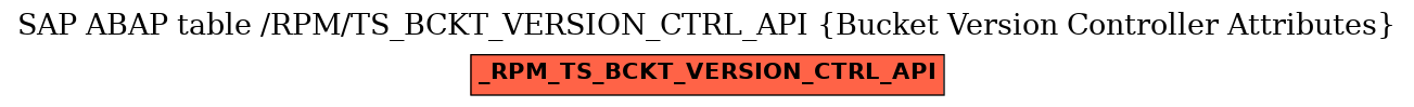 E-R Diagram for table /RPM/TS_BCKT_VERSION_CTRL_API (Bucket Version Controller Attributes)