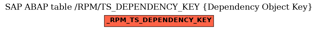 E-R Diagram for table /RPM/TS_DEPENDENCY_KEY (Dependency Object Key)