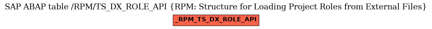 E-R Diagram for table /RPM/TS_DX_ROLE_API (RPM: Structure for Loading Project Roles from External Files)