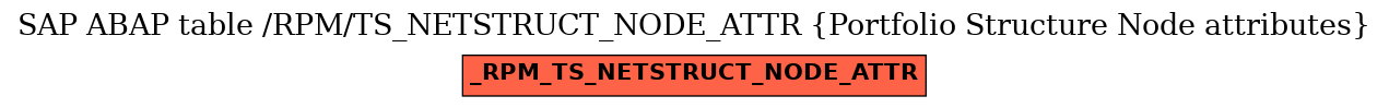 E-R Diagram for table /RPM/TS_NETSTRUCT_NODE_ATTR (Portfolio Structure Node attributes)