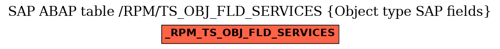 E-R Diagram for table /RPM/TS_OBJ_FLD_SERVICES (Object type SAP fields)