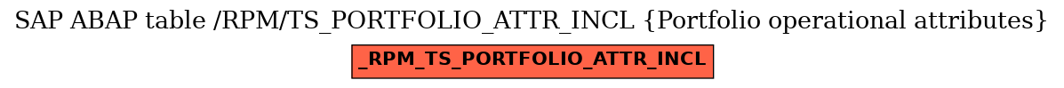 E-R Diagram for table /RPM/TS_PORTFOLIO_ATTR_INCL (Portfolio operational attributes)