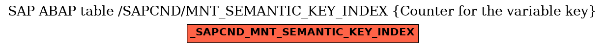 E-R Diagram for table /SAPCND/MNT_SEMANTIC_KEY_INDEX (Counter for the variable key)