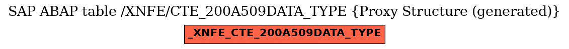 E-R Diagram for table /XNFE/CTE_200A509DATA_TYPE (Proxy Structure (generated))