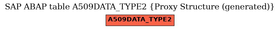 E-R Diagram for table A509DATA_TYPE2 (Proxy Structure (generated))