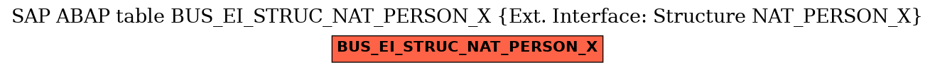 E-R Diagram for table BUS_EI_STRUC_NAT_PERSON_X (Ext. Interface: Structure NAT_PERSON_X)