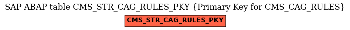 E-R Diagram for table CMS_STR_CAG_RULES_PKY (Primary Key for CMS_CAG_RULES)