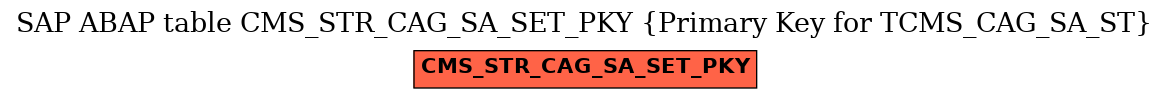 E-R Diagram for table CMS_STR_CAG_SA_SET_PKY (Primary Key for TCMS_CAG_SA_ST)