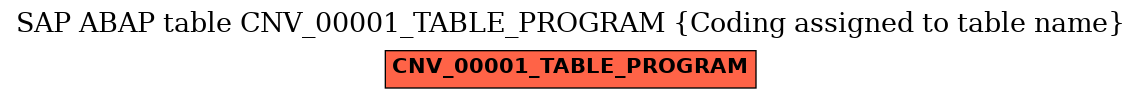 E-R Diagram for table CNV_00001_TABLE_PROGRAM (Coding assigned to table name)