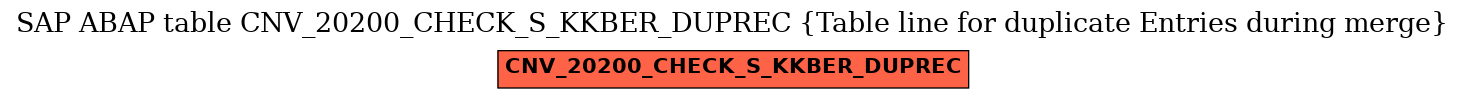 E-R Diagram for table CNV_20200_CHECK_S_KKBER_DUPREC (Table line for duplicate Entries during merge)