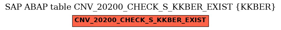 E-R Diagram for table CNV_20200_CHECK_S_KKBER_EXIST (KKBER)