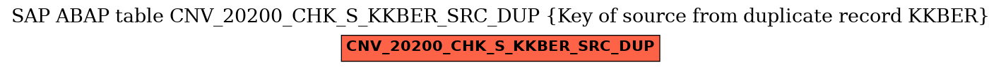 E-R Diagram for table CNV_20200_CHK_S_KKBER_SRC_DUP (Key of source from duplicate record KKBER)