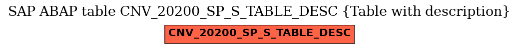 E-R Diagram for table CNV_20200_SP_S_TABLE_DESC (Table with description)