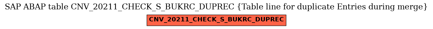 E-R Diagram for table CNV_20211_CHECK_S_BUKRC_DUPREC (Table line for duplicate Entries during merge)