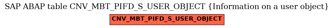 E-R Diagram for table CNV_MBT_PIFD_S_USER_OBJECT (Information on a user object)