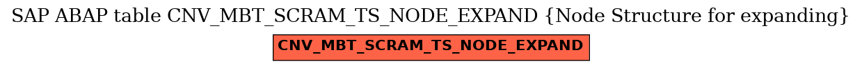 E-R Diagram for table CNV_MBT_SCRAM_TS_NODE_EXPAND (Node Structure for expanding)