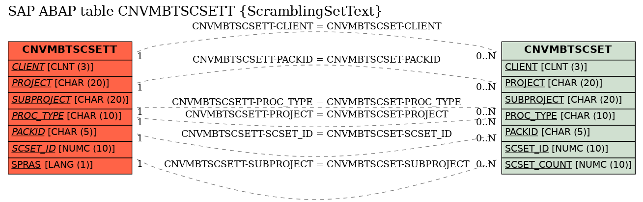 E-R Diagram for table CNVMBTSCSETT (ScramblingSetText)