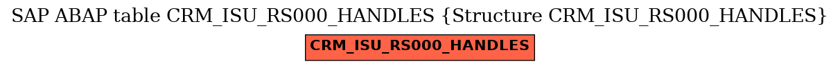 E-R Diagram for table CRM_ISU_RS000_HANDLES (Structure CRM_ISU_RS000_HANDLES)