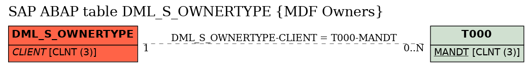 E-R Diagram for table DML_S_OWNERTYPE (MDF Owners)