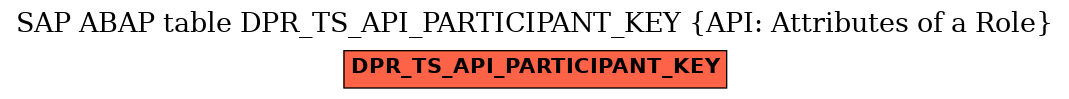 E-R Diagram for table DPR_TS_API_PARTICIPANT_KEY (API: Attributes of a Role)