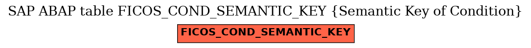 E-R Diagram for table FICOS_COND_SEMANTIC_KEY (Semantic Key of Condition)