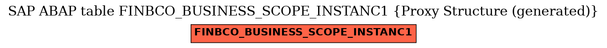 E-R Diagram for table FINBCO_BUSINESS_SCOPE_INSTANC1 (Proxy Structure (generated))