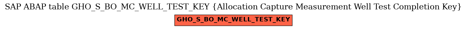 E-R Diagram for table GHO_S_BO_MC_WELL_TEST_KEY (Allocation Capture Measurement Well Test Completion Key)