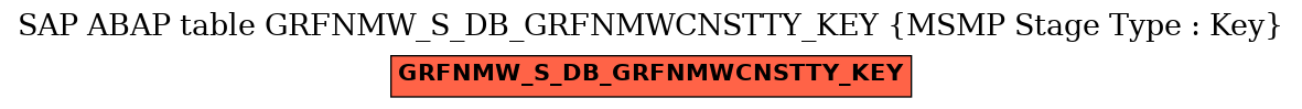 E-R Diagram for table GRFNMW_S_DB_GRFNMWCNSTTY_KEY (MSMP Stage Type : Key)