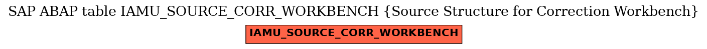 E-R Diagram for table IAMU_SOURCE_CORR_WORKBENCH (Source Structure for Correction Workbench)