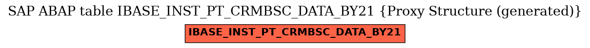 E-R Diagram for table IBASE_INST_PT_CRMBSC_DATA_BY21 (Proxy Structure (generated))