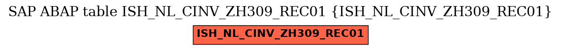 E-R Diagram for table ISH_NL_CINV_ZH309_REC01 (ISH_NL_CINV_ZH309_REC01)