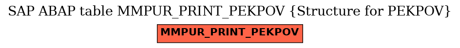 E-R Diagram for table MMPUR_PRINT_PEKPOV (Structure for PEKPOV)