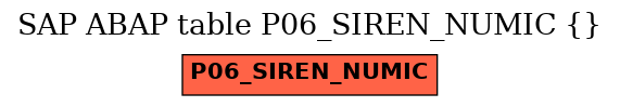 E-R Diagram for table P06_SIREN_NUMIC ()