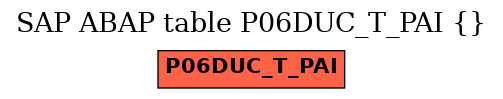 E-R Diagram for table P06DUC_T_PAI ()