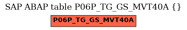 E-R Diagram for table P06P_TG_GS_MVT40A ()