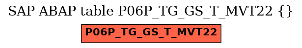 E-R Diagram for table P06P_TG_GS_T_MVT22 ()
