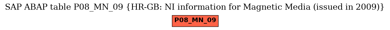 E-R Diagram for table P08_MN_09 (HR-GB: NI information for Magnetic Media (issued in 2009))