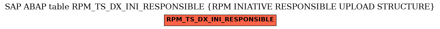 E-R Diagram for table RPM_TS_DX_INI_RESPONSIBLE (RPM INIATIVE RESPONSIBLE UPLOAD STRUCTURE)