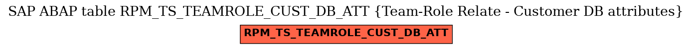 E-R Diagram for table RPM_TS_TEAMROLE_CUST_DB_ATT (Team-Role Relate - Customer DB attributes)