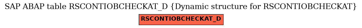 E-R Diagram for table RSCONTIOBCHECKAT_D (Dynamic structure for RSCONTIOBCHECKAT)