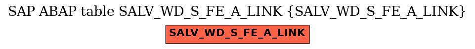 E-R Diagram for table SALV_WD_S_FE_A_LINK (SALV_WD_S_FE_A_LINK)