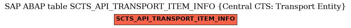 E-R Diagram for table SCTS_API_TRANSPORT_ITEM_INFO (Central CTS: Transport Entity)