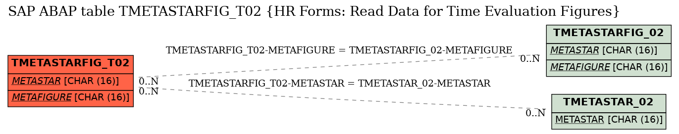 E-R Diagram for table TMETASTARFIG_T02 (HR Forms: Read Data for Time Evaluation Figures)