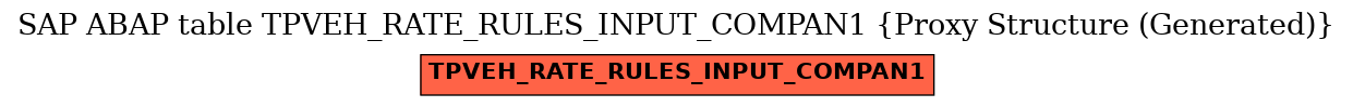 E-R Diagram for table TPVEH_RATE_RULES_INPUT_COMPAN1 (Proxy Structure (Generated))